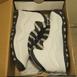 Jordan Air 10 Retro GS White and Black
